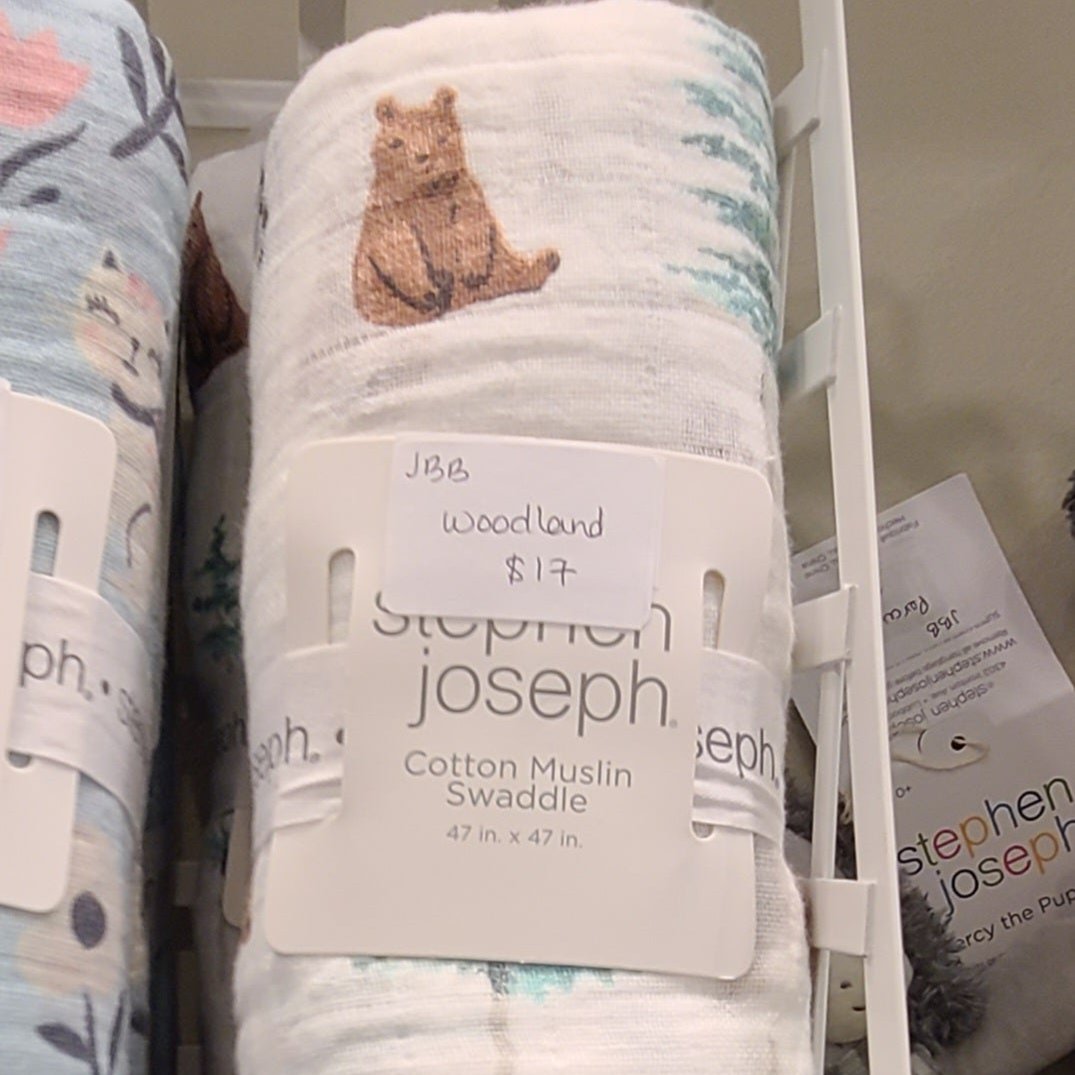 Woodland Muslin Swaddle